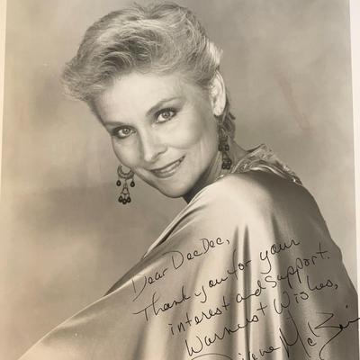 Diane McBain signed photo