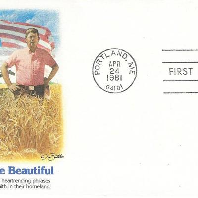 America the Beautiful Farmers FDC