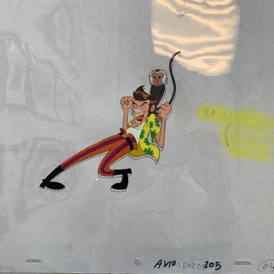Ace Ventura original artwork and cel