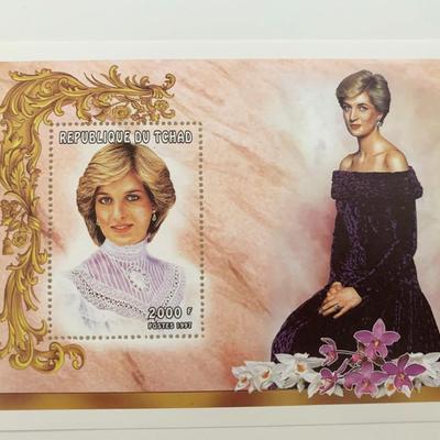 Republique Du Tchad Princess Diana commemorative stamp