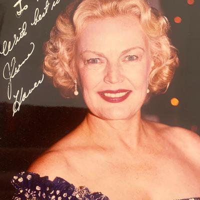 June Haver signed photo