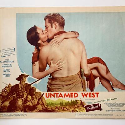 Untamed West original 1961R vintage lobby card