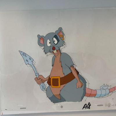 Original cartoon artwork sericel