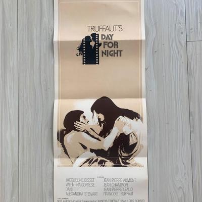 Day for Night original 1973 vintage movie poster