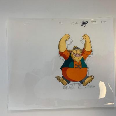 Original cartoon artwork sericel