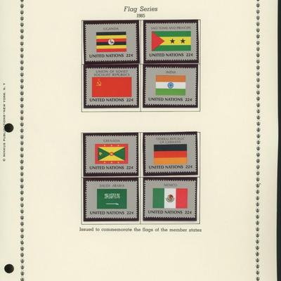 United Nations New York Stamps 1985