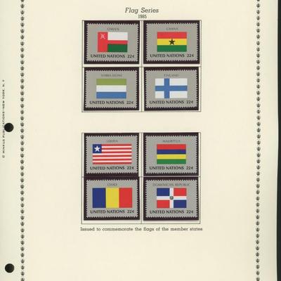 United Nations New York Stamps 1985