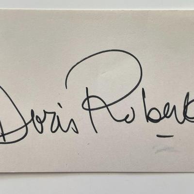Everybody Loves Raymond Doris Roberts original signature cut