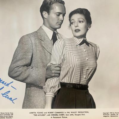 The Accused Douglas Dick signed movie photo