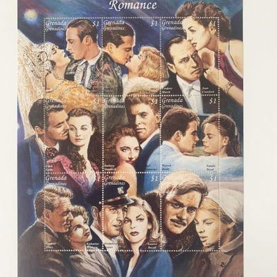 100th Anniversary of Cinema  Stamp Set - Romance - Grenada
