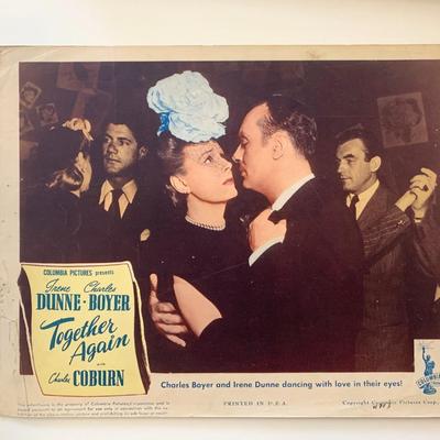 Together Again original 1944 vintage lobby card