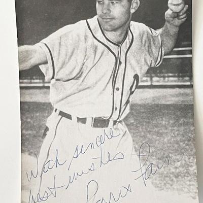 Philadelphia Athletics Ferris Fain signed photo