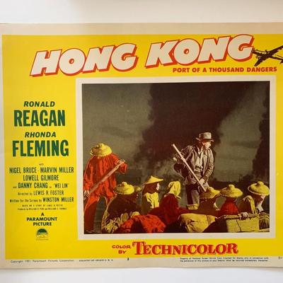 Hong Kong original 1951 vintage lobby card