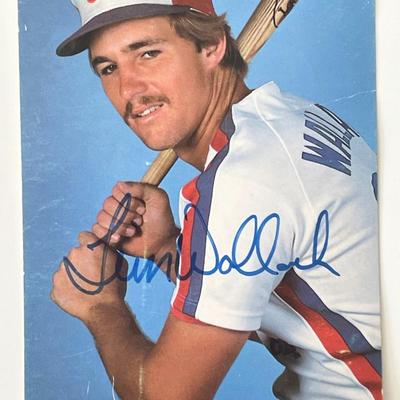Montreal Expos Tim Wallach signed photo