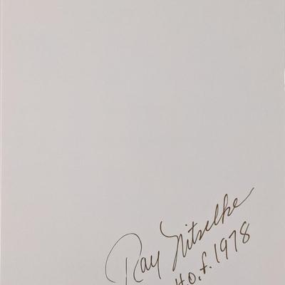 NFL Hall Of Famer Ray Nitschke Autograph