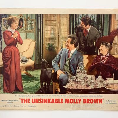 The Unsinkable Molly Brown original 1964 vintage lobby card