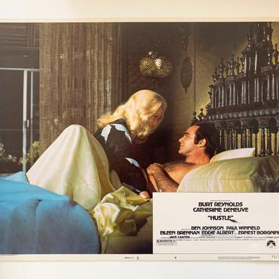 Hustle original 1975 vintage lobby card