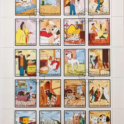 One Hundred and One Dalmatians Stamp Set