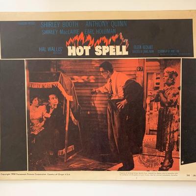 Hot Spell original 1958 vintage lobby card