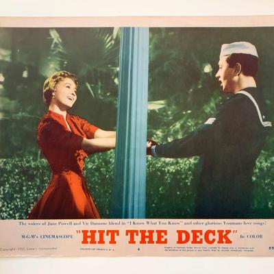 Hit the Deck original 1955 vintage lobby card