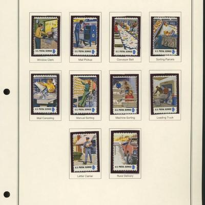 1973 Postal People Series Stamp Set