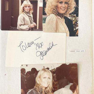 Joan Van Ark original signature and photos