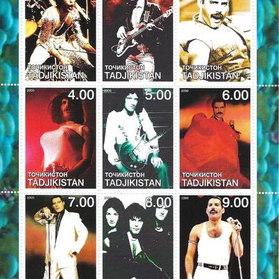 Queen Commemorative Stamp Sheet