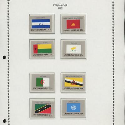 United Nations New York Stamps 1989