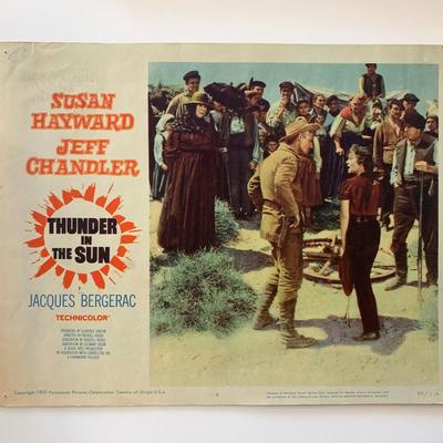 Thunder in the Sun original 1959 vintage lobby card