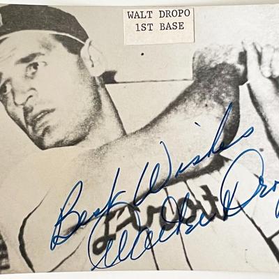 Boston Red Sox Walt Dropo signed photo
