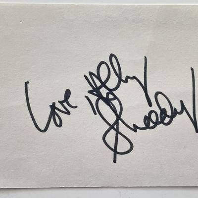 The Breakfast Club Ally Sheedy original signature cut