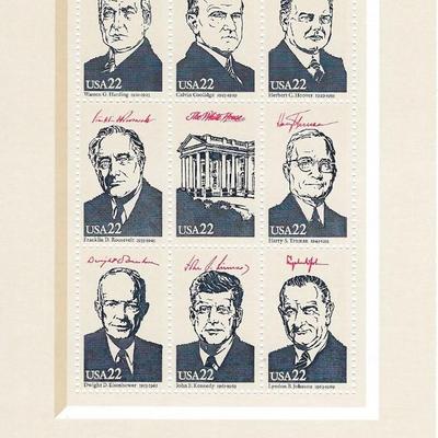 Presidents of the United States: IV Souvenir Stamp Sheet