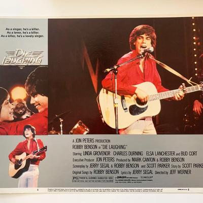 Die Laughing 
original 1980 vintage lobby card