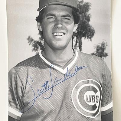 Chicago Cubs Scott Sanderson signed photo