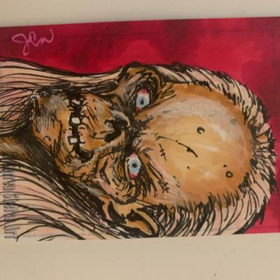 JD Correa hand drawn and signed sketch art