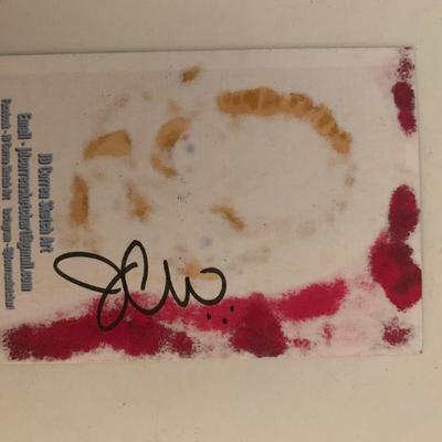 JD Correa hand drawn and signed sketch art