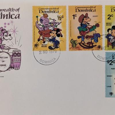 Dominica 1979 Disney Commemorative First Day Cover