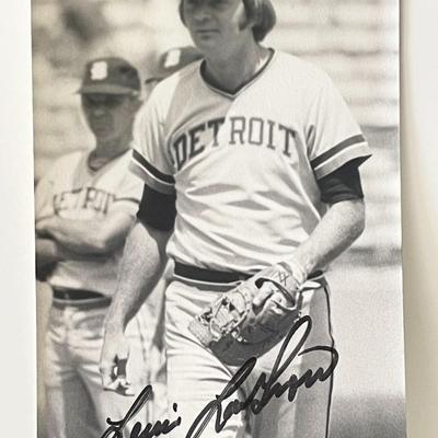 Detroit Tigers Lerrin Lagrow signed photo
