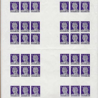 Deutsches Reich -WW 2  Cinderella Postage stamp sheet