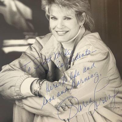Gloria Loring singed photo