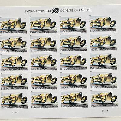 2011 Indianapolis 500 stamp set of 20