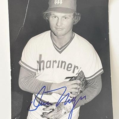 Seattle Mariners Dan Meyer signed photo