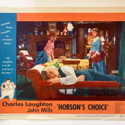 Hobson's Choice original 1954 vintage lobby card