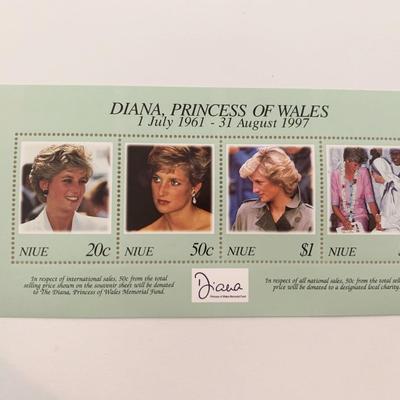 Niue Diana Princess of Wales commemorative stamp set