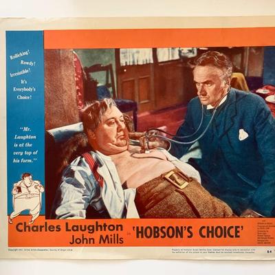 Hobson's Choice original 1954 vintage lobby card