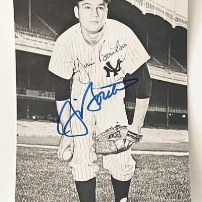 New York Yankees Jim Bouton signed photo