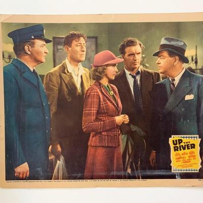 Up the River original 1938 vintage lobby card