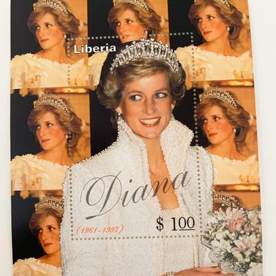 Diana Princess of Wales commemorative stamp