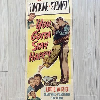 You Gotta Stay Happy original 1948 vintage movie poster