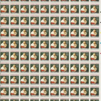 Traditional Christmas: Madonna and Child Stamps